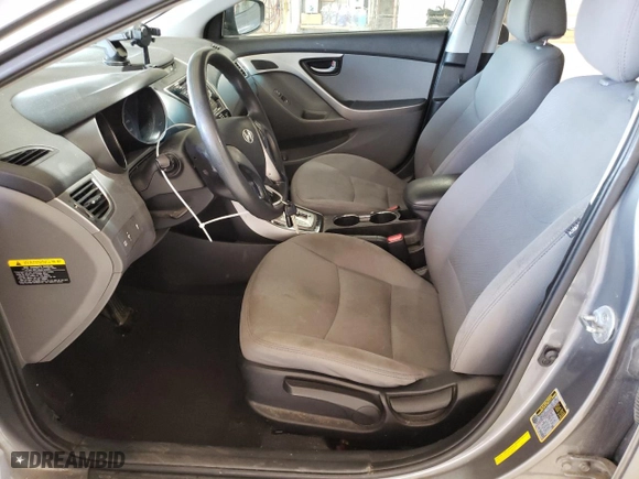 2013 Hyundai Elantra GLS PZEV with VIN 5NPDH4AE7DH311252, listed as a Copart auction lot 49475965 with 124,332 mi miles and Salvage Title. Bid and sale history available at carsss.com. Image 7.