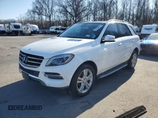 2014 Mercedes-Benz M 350 with VIN 4JGDA2EB1EA323572, listed as a Copart auction lot 45164015 with 141,111 mi miles and Salvage Title. Bid and sale history available at DreamBid. Image 1.