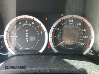 2012 Acura TSX Special Edition with VIN JH4CU2F86CC016201, listed as a Copart auction lot 60965275 with 222,142 mi miles and Salvage title. Bid and sale history available at DreamBid. Image 9.