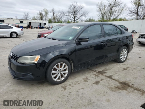 2011 Volkswagen Jetta SE with VIN 3VWDZ7AJ7BM361729, listed as a Copart auction lot 51171215 with 198,364 mi miles and Clean title. Bid and sale history available at DreamBid. Image 1.
