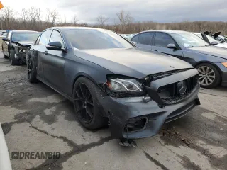 2018 Mercedes-Benz E-Class AMG E 43 with VIN WDDZF6EB6JA485006, listed as a Copart auction lot 82684584 with 0 mi miles and Salvage Title. Bid and sale history available at carsss.com. Image 4.