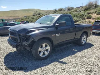 2014 Ram 1500 Express with VIN 3C6JR7AT5EG107955, listed as a Copart auction lot 59037585 with 55,381 mi miles and Salvage title. Bid and sale history available at DreamBid. Image 1.