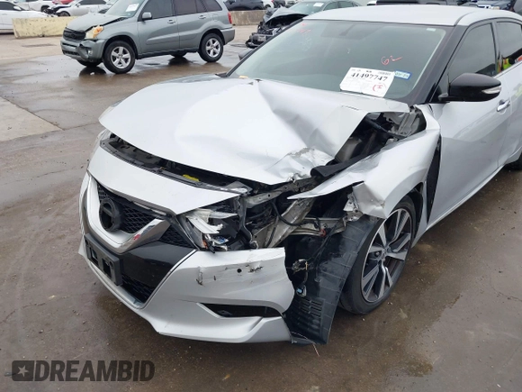 2017 Nissan Maxima S with VIN 1N4AA6AP0HC413164, listed as a IAAI auction lot 41497747 with 225,799 mi miles and . Bid and sale history available at DreamBid. Image 6.