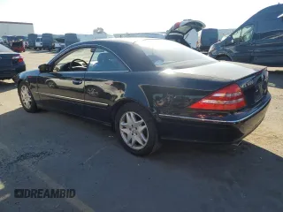 2002 Mercedes-Benz CL-Class with VIN WDBPJ75JX2A030740, listed as a Copart auction lot 42142025 with 82,576 mi miles and Salvage Title. Bid and sale history available at carsss.com. Image 2.