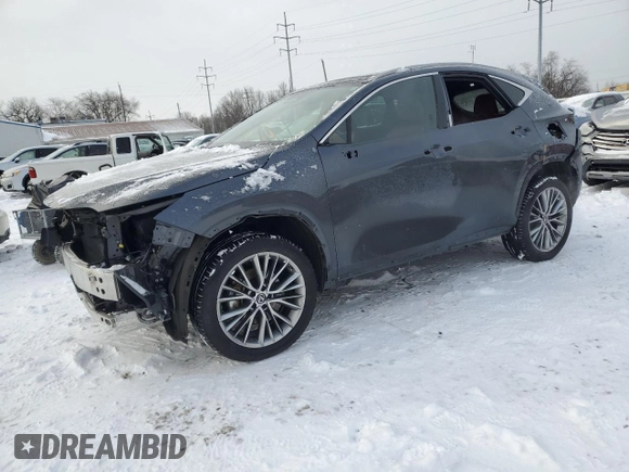 2023 Lexus NX with VIN 2T2GKCEZ0PC010167, listed as a Copart auction lot 87414864 with 19,752 mi miles and Salvage Title. Bid and sale history available at carsss.com. Image 1.