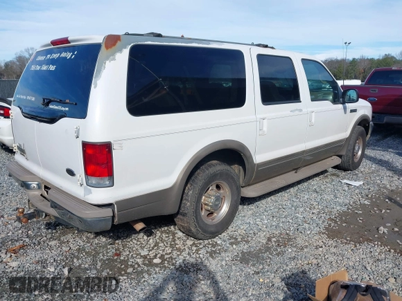 2000 Ford Excursion Limited с VIN 1FMNU42S2YEE35113, выставлен на аукционе IAAI как лот 41221090 с пробегом 375 148 миль миль и . История ставок и продаж доступна на DreamBid. Изображение 4.