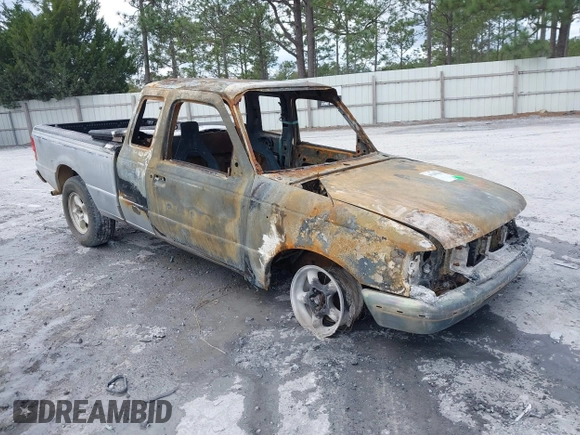 1997 Ford Ranger XLT with VIN 1FTCR14X3VTA51160, listed as a IAAI auction lot 41285990 with 1 mi miles. Bid and sale history available at carsss.com. Image 1.