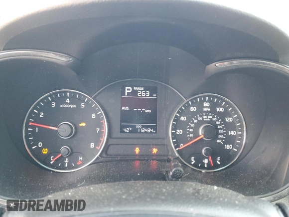 2017 Kia Forte LX with VIN 3KPFK4A73HE074183, listed as a Copart auction lot 45463825 with 112,434 mi miles and Salvage Title. Bid and sale history available at carsss.com. Image 9.
