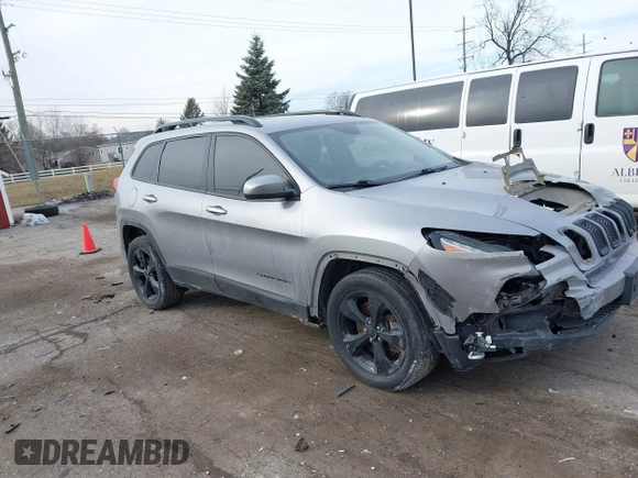 2016 Jeep Cherokee Latitude with VIN 1C4PJLCS8GW176604, listed as a IAAI auction lot 41467467 with 65,855 mi miles. Bid and sale history available at carsss.com. Image 1.