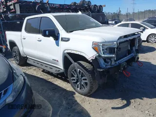 2021 GMC Sierra 1500 AT4 with VIN 3GTP9EED5MG382007, listed as a IAAI auction lot 41679275 with 41,655 mi miles. Bid and sale history available at carsss.com. Image 1.
