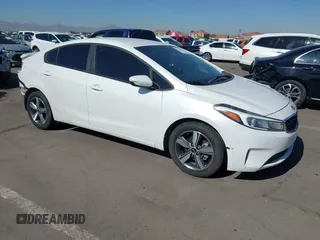 2018 Kia Forte LX with VIN 3KPFL4A71JE224522, listed as a IAAI auction lot 42136006 with 119,298 mi miles. Bid and sale history available at carsss.com. Image 1.