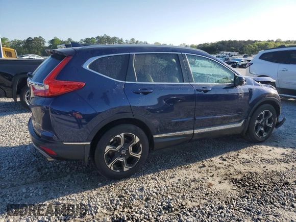 2017 Honda CR-V Touring with VIN 5J6RW1H90HL011602, listed as a Copart auction lot 52429865 with 49,284 mi miles and Salvage Title. Bid and sale history available at carsss.com. Image 3.