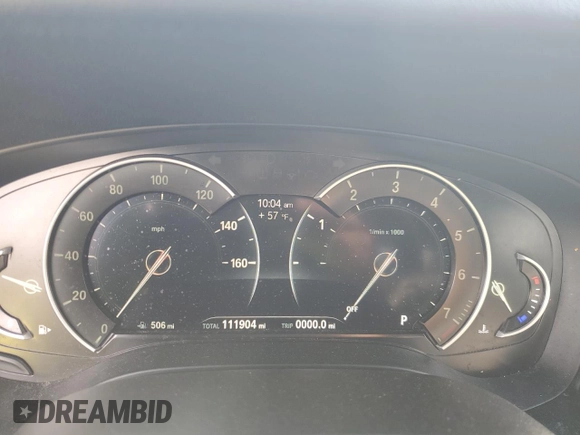 2017 BMW 5 Series 530i xDrive with VIN WBAJA7C33HG458146, listed as a Copart auction lot 49963845 with 111,904 mi miles and Clean Title. Bid and sale history available at carsss.com. Image 9.