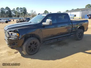 2024 Ram 2500 Big Horn with VIN 3C6UR5DJ1RG115701, listed as a Copart auction lot 47397205 with 63,350 mi miles and Salvage Title. Bid and sale history available at carsss.com. Image 1.
