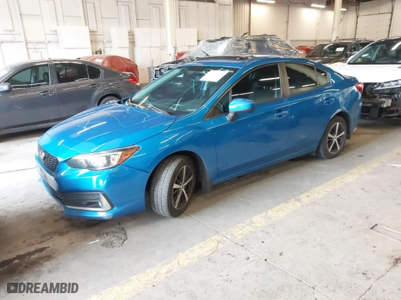 2020 Subaru Impreza Premium with VIN 4S3GKAD62L3605671, listed as a IAAI auction lot 41611924 with 62,482 mi miles. Bid and sale history available at carsss.com. Image 2.