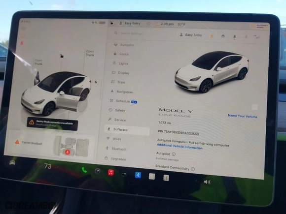 2024 Tesla Model Y with VIN 7SAYGDED5RA333553, listed as a IAAI auction lot 40809117 with NaN miles. Bid and sale history available at carsss.com. Image 18.