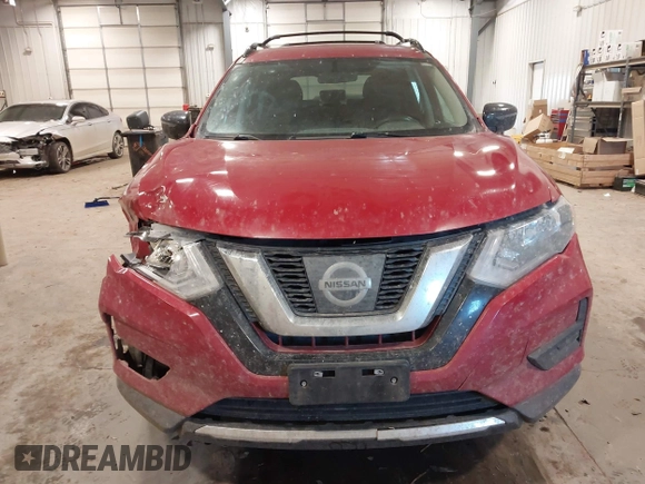 2017 Nissan Rogue SL with VIN 5N1AT2MV1HC828349, listed as a IAAI auction lot 41607853 with 155,061 mi miles. Bid and sale history available at carsss.com. Image 12.