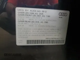 2013 Audi Q5 Premium Plus z VIN WA1LFAFP8DA017631, wystawiony jako Copart lot #59285245 z przebiegiem 147 162 mil mil oraz Szkoda całkowita • Salvage title. Historia ofert i sprzedaży dostępna na DreamBid. Obrazek 12.