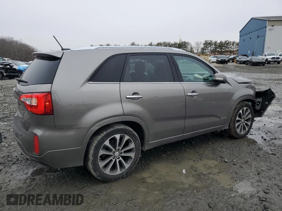 2014 Kia Sorento SX with VIN 5XYKWDA70EG432406, listed as a Copart auction lot 44859275 with 129,610 mi miles and Salvage Title. Bid and sale history available at carsss.com. Image 3.