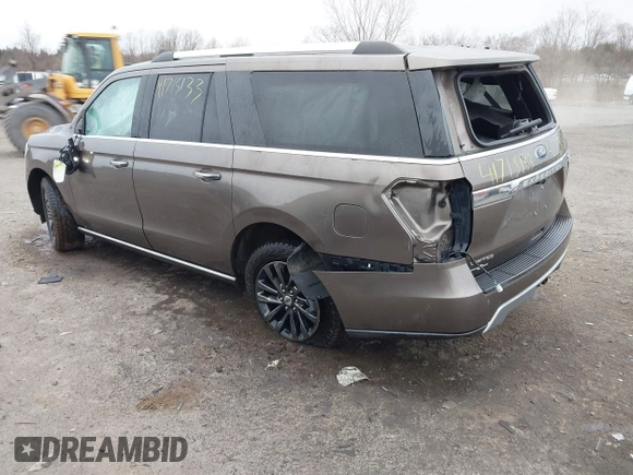 2019 Ford Expedition Max Limited with VIN 1FMJK2AT4KEA46550, listed as a IAAI auction lot 41715133 with 113,130 mi miles and . Bid and sale history available at DreamBid. Image 3.