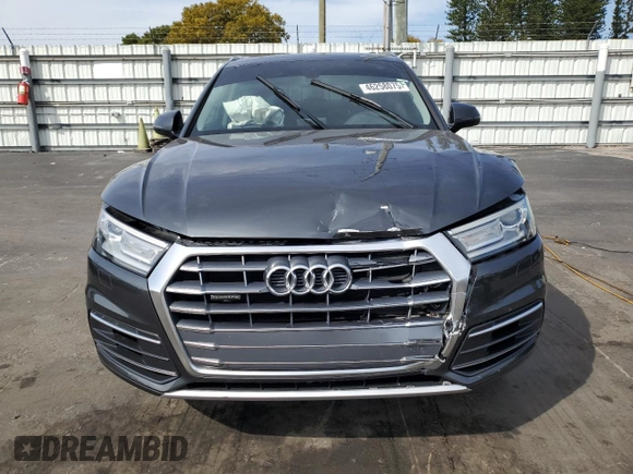 2019 Audi Q5 Premium with VIN WA1ANAFY4K2086553, listed as a Copart auction lot 46258075 with 97,817 mi miles and Non Repairable. Bid and sale history available at carsss.com. Image 5.