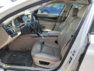 2009 BMW 7 Series 750Li with VIN WBAKB83599CY58147, listed as a Copart auction lot 59238475 with 124,336 mi miles and Salvage title. Bid and sale history available at DreamBid. Image 7.