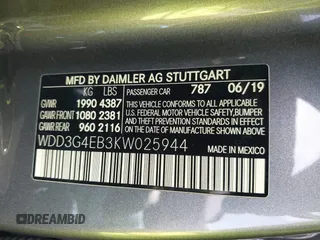 2019 Mercedes-Benz A 220 with VIN WDD3G4EB3KW025944, listed as a IAAI auction lot 41570777 with 23,332 mi miles and . Bid and sale history available at DreamBid. Image 9.