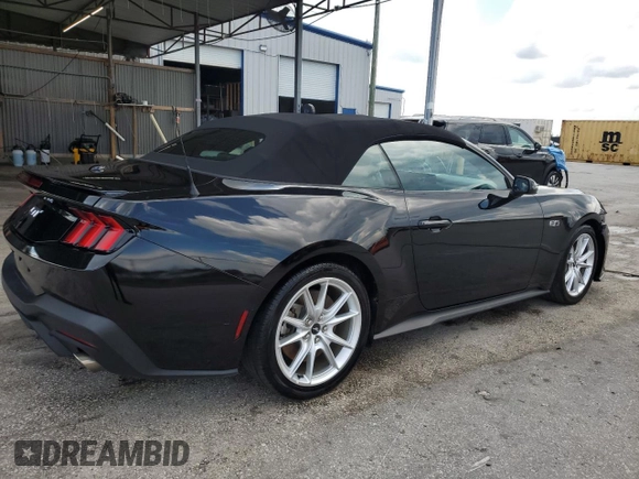 2024 Ford Mustang GT Premium with VIN 1FAGP8FF3R5122913, listed as a Copart auction lot 58345505 with 26,603 mi miles and Clean title. Bid and sale history available at DreamBid. Image 3.