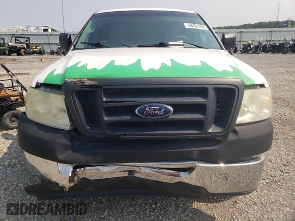 2008 Ford F-150 XL with VIN 1FTRF12298KC46605, listed as a Copart auction lot 58701355 with 200,777 mi miles and Salvage title. Bid and sale history available at DreamBid. Image 5.