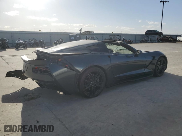 2019 Chevrolet Corvette 1LT with VIN 1G1YB2D72K5110644, listed as a Copart auction lot 49633115 with 95,213 mi miles and Salvage title. Bid and sale history available at DreamBid. Image 3.