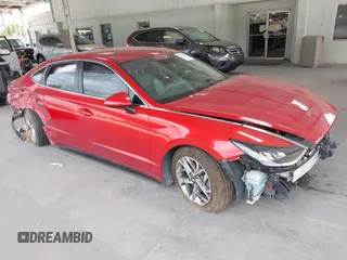 2020 Hyundai Sonata SEL z VIN 5NPEL4JA9LH055615, wystawiony jako IAAI lot #42146874 z przebiegiem 95 829 mil mil oraz . Historia ofert i sprzedaży dostępna na DreamBid. Obrazek 1.