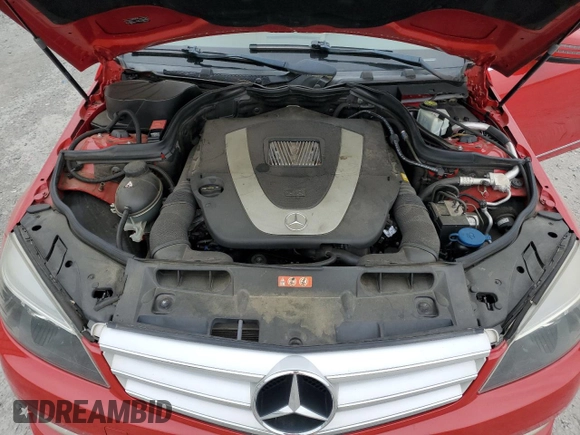 2011 Mercedes-Benz C with VIN WDDGF5EBXBR158693, listed as a Copart auction lot 51616425 with 123,994 mi miles and Salvage Title. Bid and sale history available at carsss.com. Image 11.