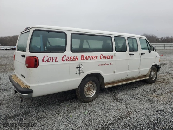 1995 Dodge Ram Wagon with VIN 2B5WB35Z2SK579208, listed as a Copart auction lot 41569955 with 48,534 mi miles and Salvage Title. Bid and sale history available at carsss.com. Image 3.