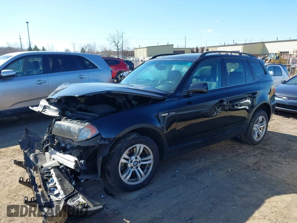 2006 BMW X3 3.0i with VIN WBXPA934X6WD26835, listed as a IAAI auction lot 41872807 with 182,407 mi miles. Bid and sale history available at carsss.com. Image 22.