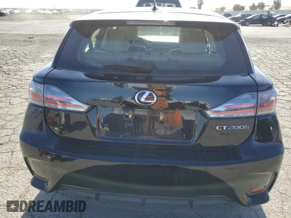 2015 Lexus CT 200h with VIN JTHKD5BH4F2213557, listed as a Copart auction lot 57126575 with 94,922 mi miles and Salvage title. Bid and sale history available at DreamBid. Image 6.
