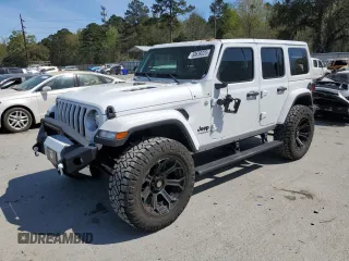 2022 Jeep Wrangler Unlimited Sahara с VIN 1C4HJXEG3NW149408, выставлен на аукционе Copart как лот 50639325 с пробегом 26 538 миль миль и Списание • Salvage title. История ставок и продаж доступна на DreamBid. Изображение 1.