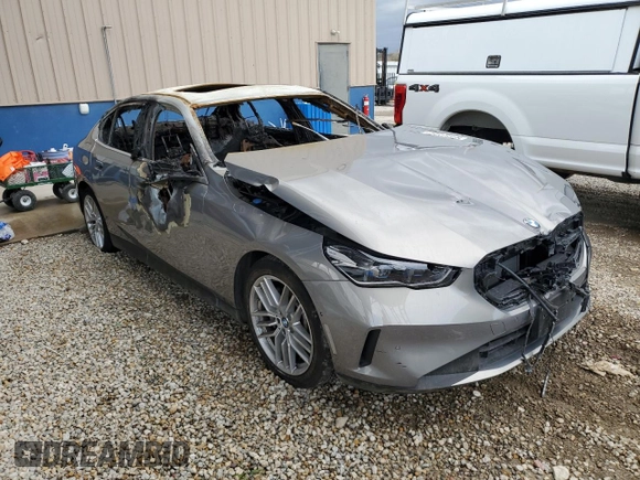 2024 BMW 5 Series 530i xDrive with VIN WBA53FJ04RCS72056, listed as a Copart auction lot 78509344 with 0 mi miles and Salvage Title. Bid and sale history available at carsss.com. Image 4.