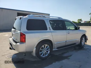 2008 Infiniti QX56 with VIN 5N3AA08C28N900030, listed as a Copart auction lot 60450244 with 198,381 mi miles and Salvage Title. Bid and sale history available at carsss.com. Image 3.