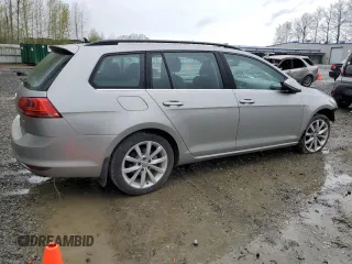 2017 Volkswagen Golf SportWagen S with VIN 3VWC17AU6HM539006, listed as a Copart auction lot 52329005 with 13,731 mi miles and Salvage Title. Bid and sale history available at carsss.com. Image 3.