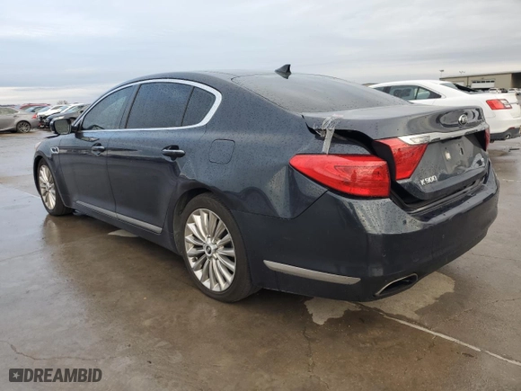2015 Kia K900 Luxury with VIN KNALW4D41F6022186, listed as a Copart auction lot 83780744 with 48,660 mi miles and Salvage Title. Bid and sale history available at carsss.com. Image 2.