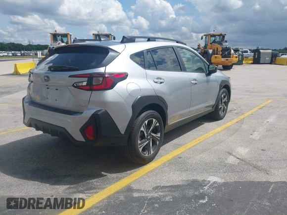 2024 Subaru Crosstrek Premium with VIN JF2GUADC0R8341461, listed as a IAAI auction lot 42393575 with 3,743 mi miles and . Bid and sale history available at DreamBid. Image 4.