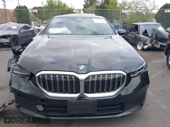 2024 BMW 5 Series 530i with VIN WBA43FJ09RCR92657, listed as a IAAI auction lot 42105525 with 11,326 mi miles and . Bid and sale history available at DreamBid. Image 13.