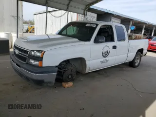 2006 Chevrolet Silverado 1500 Work Truck with VIN 1GCEC19X96Z169523, listed as a Copart auction lot 47262255 with 222,616 mi miles and Salvage Title. Bid and sale history available at carsss.com. Image 1.