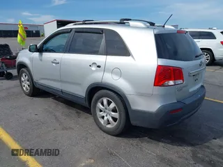 2012 Kia Sorento LX with VIN 5XYKTDA66CG295646, listed as a IAAI auction lot 42225434 with 139,961 mi miles and . Bid and sale history available at DreamBid. Image 3.