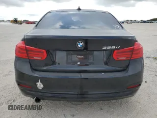 2018 BMW 3 Series 328d with VIN WBA8E5C59JA507626, listed as a Copart auction lot 71957104 with Not provided miles and Salvage title. Bid and sale history available at DreamBid. Image 6.
