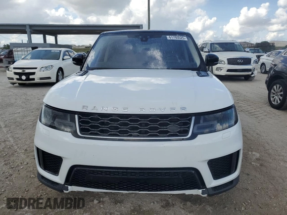 2020 Land Rover Range Rover Sport SE with VIN SALWG2SU9LA882777, listed as a Copart auction lot 61793525 with 80,607 mi miles and Clean title. Bid and sale history available at DreamBid. Image 5.