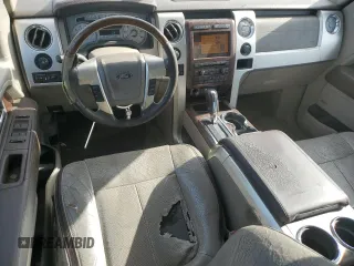 2009 Ford F-150 XL with VIN 1FTPW14V39FA46411, listed as a Copart auction lot 77964244 with 267,792 mi miles and Salvage title. Bid and sale history available at DreamBid. Image 8.