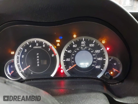 2010 Acura TSX with VIN JH4CU4F48AC000586, listed as a IAAI auction lot 42029688 with 185,143 mi miles. Bid and sale history available at carsss.com. Image 7.