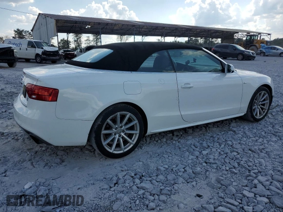 2016 Audi A5 Premium with VIN WAUD2AFH5GN000987, listed as a Copart auction lot 73012524 with 63,189 mi miles and Salvage title. Bid and sale history available at DreamBid. Image 3.