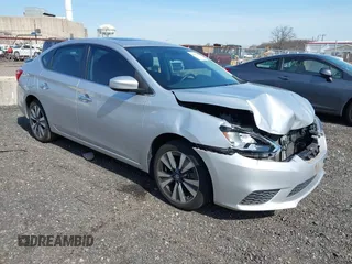 2019 Nissan Sentra SV with VIN 3N1AB7AP6KY381447, listed as a IAAI auction lot 41920765 with 22,076 mi miles and . Bid and sale history available at DreamBid. Image 1.